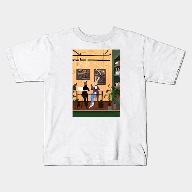 Friend is 2 Kids T-Shirt by 9Jedit